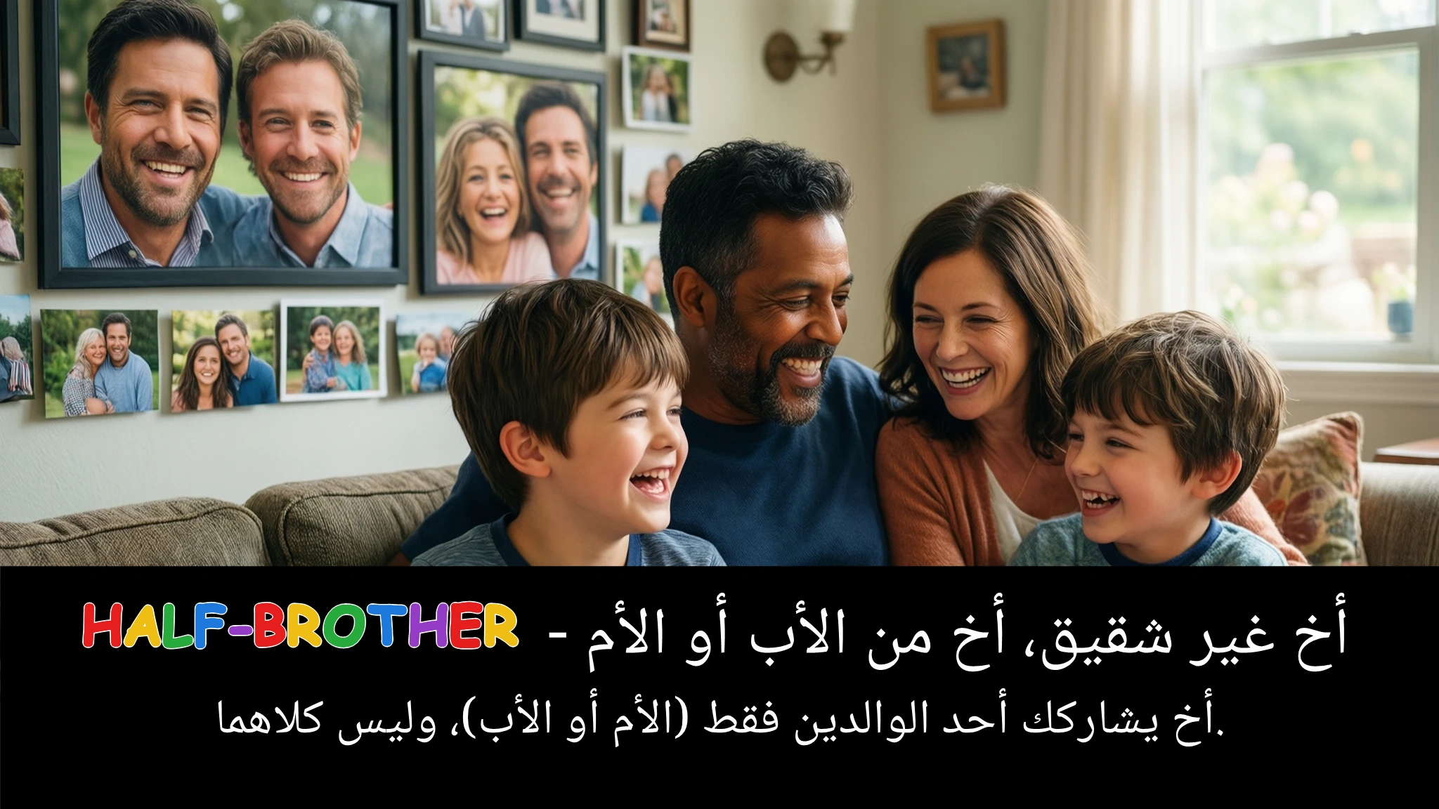 Arabic Illustration for half-brother